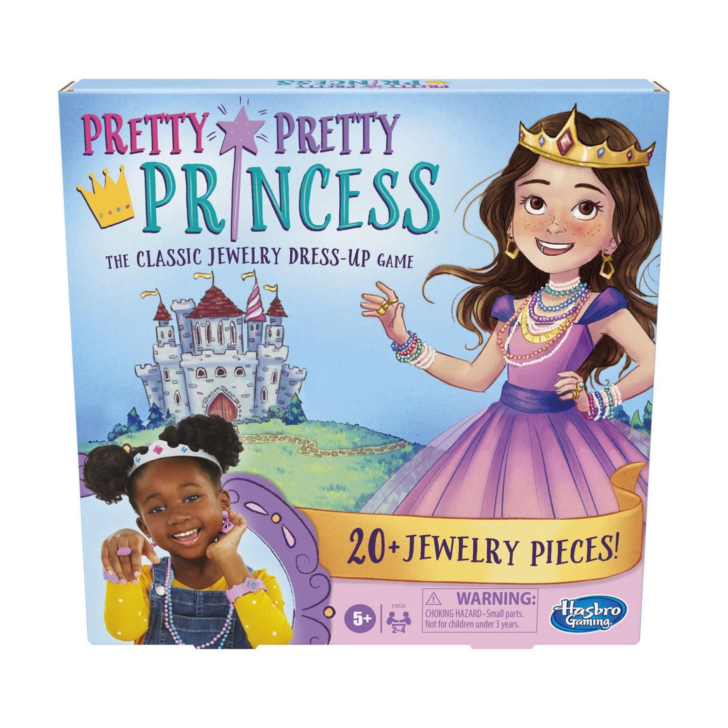 Pretty Pretty Princess, jeu de plateau classique pour se parer de bijoux, pour enfants, à partir de 5 ans, de 2 à 4 joueurs