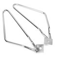 thumbnail image 3 of Saddle Bag Support, Stable Reliable Bracket Bars Silver Practical  For Hold The Saddle Bags For Keep Saddlebags Off The  Sides, 3 of 8