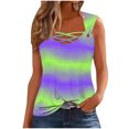thumbnail image 1 of Birdeem Débardeurs Femmes Camisole Imprimée Sans Manches T-Shirt Ample, 1 of 1