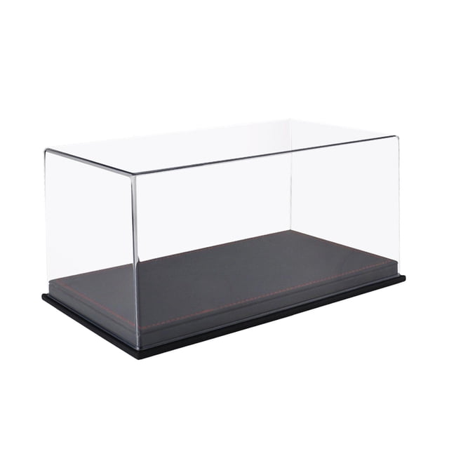 FashionCha 1/24 Scale Diecast Car Garage Display Case Set with Transparent PVC Cover, Protective Parking Space for Action Figure And Model Collectors