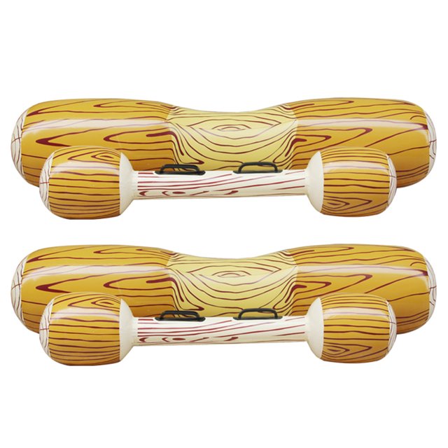 Jouet Aquatique Portable Gonflable pour Sports Nautiques, Fête à la Piscine, Jeux Radeaux en Rondins
