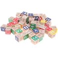 thumbnail image 3 of Blocs ABC en Bois Jeux de Construction / 50 Pcs / Cubes Blocs de Chiffres, 3 of 8