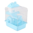 thumbnail image 2 of Hamster Cage, Hamster  High Chassis Design 2 Tier  for Small Pet Blue,Pink,Brown, 2 of 8