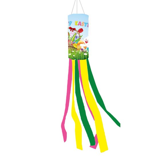 Windsock Flag Create Atmospheres Washable Great Hanging Bunny Wind Flag Garden Decoration