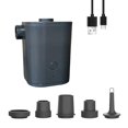 thumbnail image 2 of DYNWAVECA Electric Air Pump Portable Air Pump Lightweight Mini Pump Inflate and Deflate Air Pump for Inflatable Giant Pool Floats Gray, 2 of 10