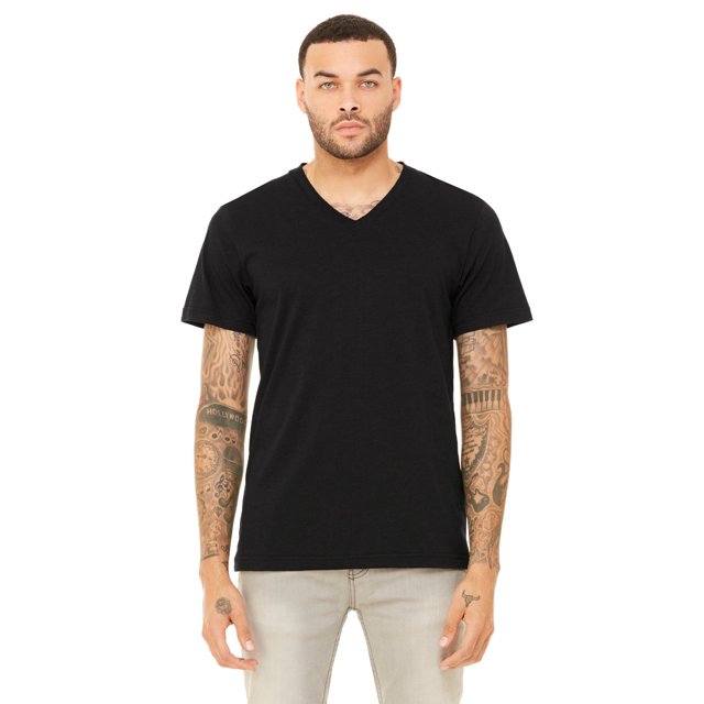 Bella + Canvas Unisex Triblend V-Neck T-Shirt