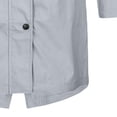 thumbnail image 4 of LSLJS Women's Solid Color Rain Jacket Outdoor Hooded Windproof Long Coat( Gray, XL), 4 of 4
