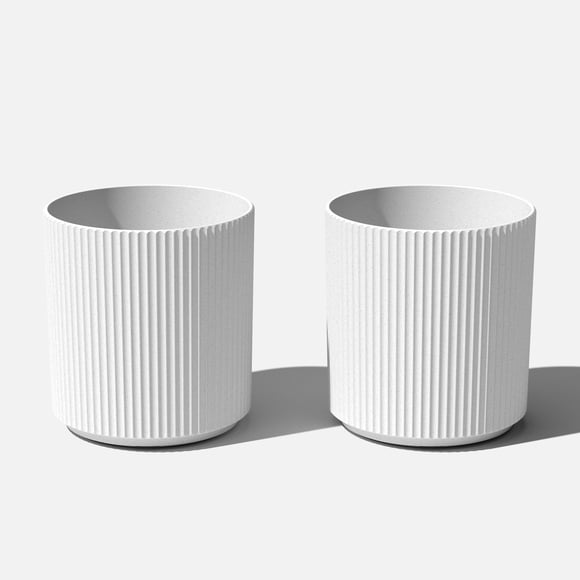Veradek Mason Series Demi 20" Planter White