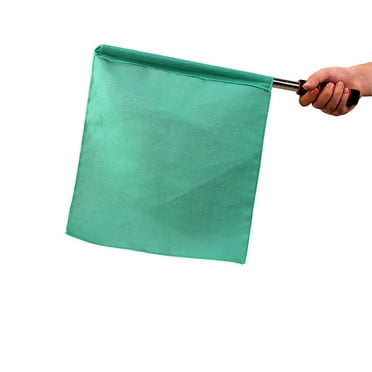 35*31cm Soccer Referee Flags Red Green Yellow White Football Linesman Flags Sports Game Referee Equipment Durable Sporting Goods