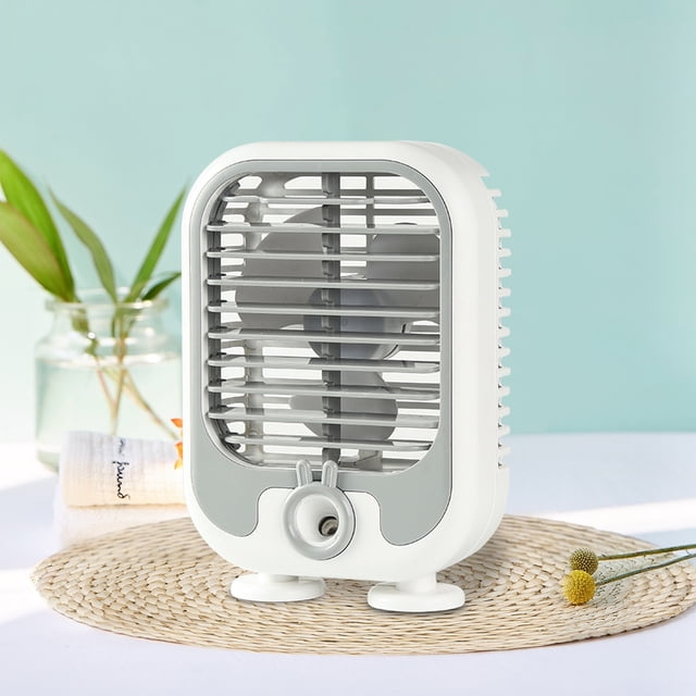 Fwttom Home Decor New Turbo Water Refrigeration Fan USB Desktop Spray Fan, Wind Circulation Portable Conditioning Cooler