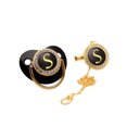 thumbnail image 1 of DPTALR Baby Pacifier 26 Letter Name Initial Clip Silicone Infant Nipple Bling Newborn Pacifier, 1 of 1