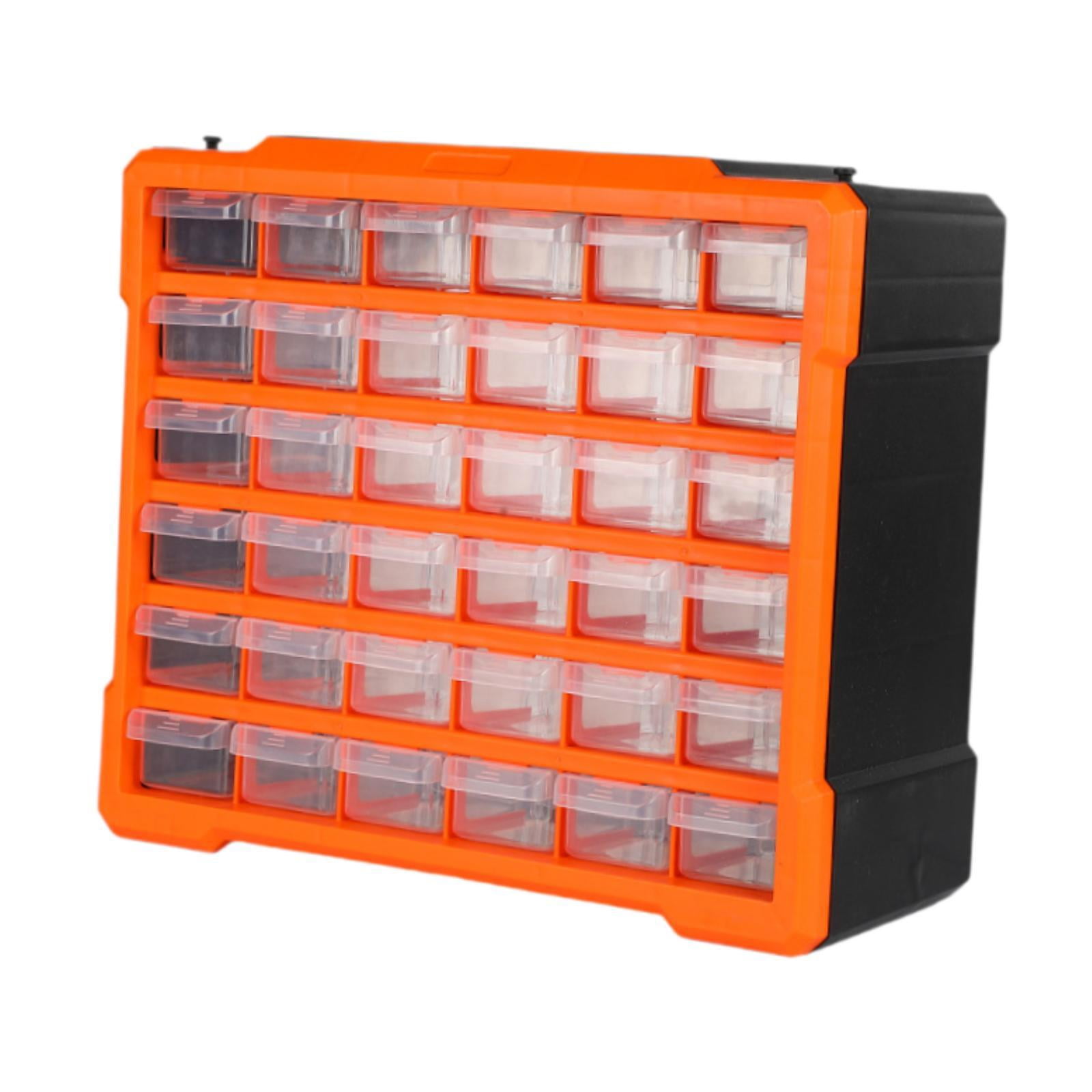 QualitChoice Tool Parts Organizer Tool Box Practical Drawers Sturdy 36 for Fishing Tackle