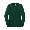 thumbnail image 1 of Jerzees 5.6 oz. 50/50 Long-Sleeve T-Shirt, Forest Green S, 1 of 2