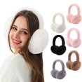 thumbnail image 1 of SUTENGDA Cache-Oreilles Moelleux pour Femmes Cache-Oreilles Pliables en Peluche pour Enfants Cache-Oreilles d'Hiver pour Filles Garçons Réchauffe-Oreilles pour Temps Froid, 1 of 7