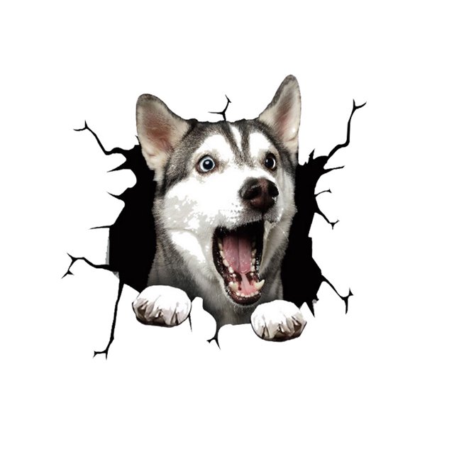 Refrigerator Sticker Animal Type Static Decal Static Window Decal Car Window Decal Decoration PVC Wall Paper, Type 6