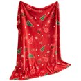 thumbnail image 1 of RKSTN Christmas Blanket Christmas Flannel Blanket Christmas Printed Bedroom Sofa Nap Blanket Christmas Throw, 1 of 4
