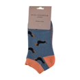 thumbnail image 2 of Ladies Bamboo Trainer Socks | Miss Sparrow | Breathable Low Cut Socks for Women, 2 of 2