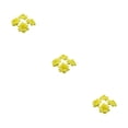 thumbnail image 1 of Decodeary 50pieces Low Maintenance Soft Texture Fabric For Albums And Decorations Realistic Appearance Fiber Wide Application Yellow 4.5cm 3Set, 1 of 6