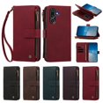 thumbnail image 4 of Samsung Galaxy M56 Wallet Cover with Zipper Pocket, Red, 4 of 6
