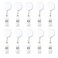 thumbnail image 1 of Leutsin Porte-Badge Rétractable 10 Pcs Porte-Badge Porte-Cartes d'Identité à Rouleau 10 Couleurs, 1 of 1