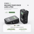 thumbnail image 2 of SYNCO G2A2 Pro Wireless Microphone System with 1 Receiver &, 2 of 8