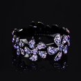 thumbnail image 4 of Sparkling Crystal Stone Braided Hair Clips Rhinestone Hair UK Claws Lazy D3Y6, 4 of 9