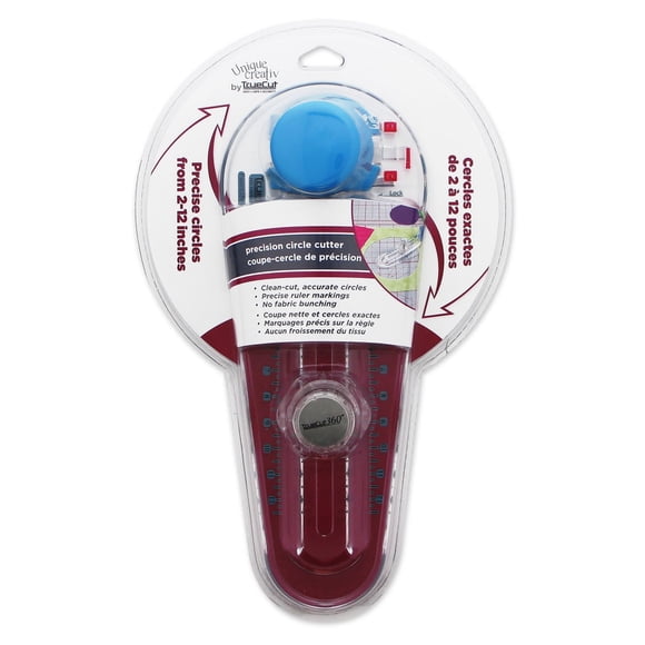 UNIQUE CREATIV by TrueCut 360° Circle Cutter for 5–30 cm (2–12 in) Circles