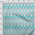 thumbnail image 2 of oneOone Cotton Flex Fabric Chevron Ikat Print Fabric By The Yard 40 Inch Wide, 2 of 4