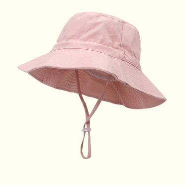 Summer Savings tumgatte Newborn Hats for Girls Toddler Baby Summer Sun Protection Bucket Hat Fashion Solid Outdoor Sun Hat Sunscreen Hat Cap Baby Hats Baby Sun Hat Fishing Hat 0M-6Y Newborn Hat
