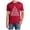 Red, variant on LUOGENLI Male T-shirts for Mens Mens and Womens 2025 Fashion Christmas Prints T Shirt Mens Womens UniTops T-shirts for Men Graphic Tee Easter Green XXL