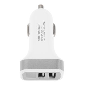 Dual USB Car Charger Digital Display Voltage Detection Car USB Adapter Car Outlet Adapter Multiple Port Car Charging Station for Phone Charging