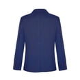 thumbnail image 2 of RUNQHUI Garçon Blazer Formel à Manches Longues, Revers Cranté, Veste de Complet à Simple Boutonnage pour Enfants Bleu Marine 10, 2 of 6