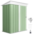 thumbnail image 1 of Outsunny Remise de Jardin 5 X 3 Pi, Petit Modèle avec Tablette Réglable, Vert, 1 of 10