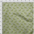 thumbnail image 4 of oneOone Cotton Poplin Green Fabric Animal Craft Projects Decor Fabric Printed By The Yard 42 Inch Wide-MS, 4 of 4