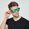 thumbnail image 3 of Lunettes Intelligentes Bluetooth, Lunettes de Soleil Tendance, Argent, 3 of 25