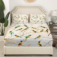 thumbnail image 3 of Erosebridal Bird Kingfisher Bed Sheets Set Twin Size, Wild Animal Bedding Set, Ultra Soft, 3 of 6
