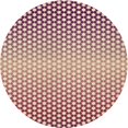 thumbnail image 1 of Ahgly Company Tapis d'Intérieur Ronds Transitionnels Lavables à la Machine, Rouge Rose, 8 Pieds Rond, 1 of 7