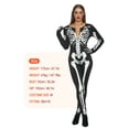 Joyfy Glow in the Dark Skeleton Costume for Adults Women Halloween