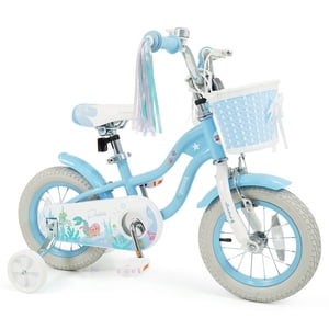 Gymax 12 Filles de pouce vélo enfants vélo avec / Removable panier Streamers frein à main