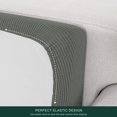 thumbnail image 4 of CHUN YI 1 Piece Cushion Cover Spandex Stretch Textured Grid Box Cushion Seat Slipcover, 4 of 6