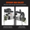 thumbnail image 4 of VEVOR Electric Bud Trimmer, 19'' Electric Leaf Trimmer Machine with 60W Adjustable Speed, Tillable Trimmer with Stainless-Steel Blades, Bud Leaf Trimmer Mesh Bag & Hand Pruner Included for Leaves, Bud, 4 of 9