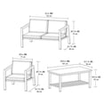 thumbnail image 3 of Ensemble de salon pour le jardin Willow Springs de hometrends, 3 of 9