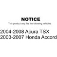 thumbnail image 2 of Front Lower Inner Forward Suspension Control Arm Bushing Pair For Honda Accord Acura TSX, 2 of 2