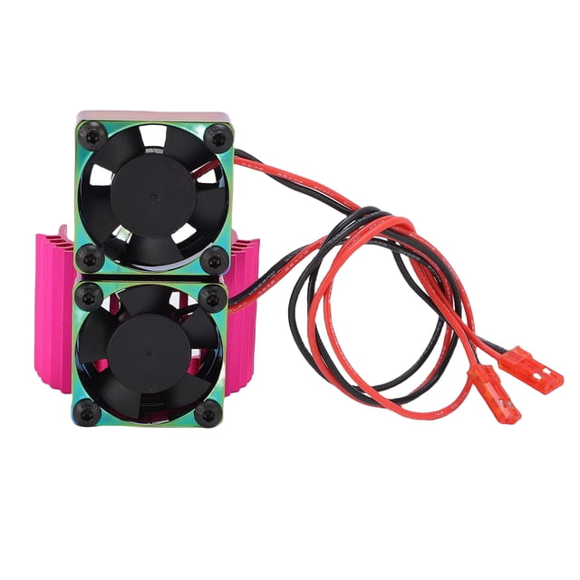 RC Car Motor Double Cooling Fan Heatsink, Dual Fan Design, for 380 540 550 3650 3660 3674 Motor DC 7V High Rotation Speed