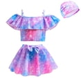 thumbnail image 1 of Girls Bathing Suits Two Piece Kids Swimsuits Summer Beach Swimwear 3-8Years, 1 of 6