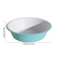 thumbnail image 3 of Heavy Duty Plastic Large Wash Basin, Thickened Durable Laundry Container, Multi Functional Home Storage Tub, Lightweight Portable Design, Easy Clean Kitchen Bathroom Household Wash Tub, 3 of 6
