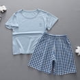 thumbnail image 2 of Zpanxa Ensembles Assortis pour Filles Ensemble de Pyjama Mince à Manches Courtes Tenue d'Intérieur Ensemble de Climatisation 6 Ans, 2 of 7