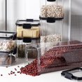 thumbnail image 4 of Cereal Storage Container Airtight Food Fresh Box Box Cereal Storage Container Square Clear Sealed Jar Food Sacks Dispenser, 700ml, 4 of 7