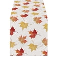 thumbnail image 2 of Chemin de Table Citrouille d'Automne pour l'Action de Grâce avec Motif à Carreaux Feuille d'Érable, Décor de Table de Cuisine et Salle à Manger en Lin pour Fête des Récoltes, Réutilisable, Facile à Nettoyer, Accent Festif pour la Maison, 2 of 8