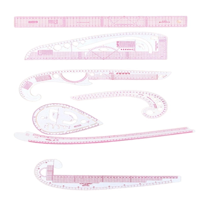 French Curve Ruler Curve Rulers Tailors Ruler Sewing Tools for Pattern Maker 7pcs